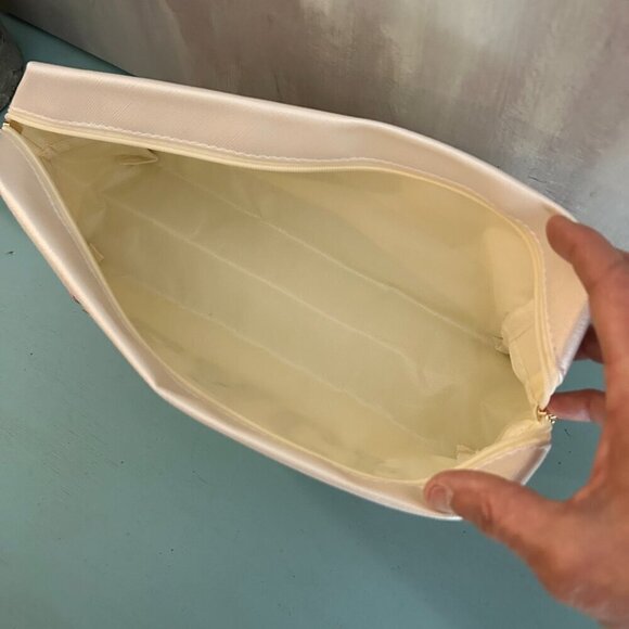 NEW TEACH Letter Makeup Bag Colorful TEACHER Chenille Letter Patch Cosmetic Bag - Picture 10 of 11